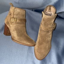 Franco Sarto Tan Suede Ankle Boot DORINDA, Women Size 7 - $35.00