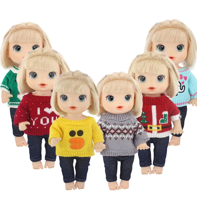 New Sweater suit  for 12 Inch 30CM  baby alive doll Toys Crawling Doll - $14.63