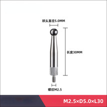 Carbide Ball Tool M2.5 Thread Shank 30mm Long Contact Point For Dial Ind... - £5.97 GBP+