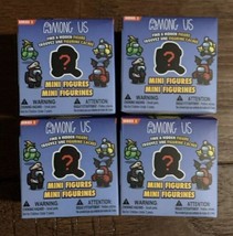 (4) Among Us Blind Box Mini Figures Series 2 New, Sealed! By Toikido Toy Box - £17.52 GBP