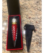 Christian Louboutin Loubilaque Lip Lacquer Rouge Louboutin 001L Full Siz... - $595.41 MXN