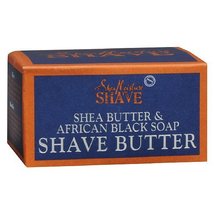 Shea Mst Blk Shave Bttr C Size 6z Shea Moisture African Black Soap Shave Butter  - £42.34 GBP