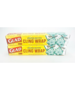 Glad Cling Wrap Winter Edition Green Tinted Food Plastic Holiday Christm... - $29.32 CAD
