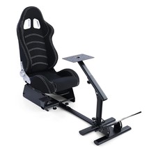Driving Game Folding Chair Sim Racing Seat &amp; Frame Xbox PS PC Gaming Whe... - $515.49