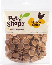 Pet n Shape Chik n Chips Natural Chicken Dog Treats - 16 oz - £21.91 GBP