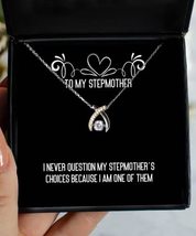 I Never Question My Stepmother&#39;s Choices Because I Wishbone Dancing Necklace, St - £39.27 GBP