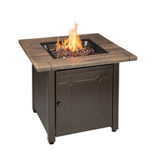 Fire Pit Table Propane Gas Outdoor Patio Heater Fireplace Backyard Furniture New - £286.81 GBP