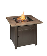 Fire Pit Table Propane Gas Outdoor Patio Heater Fireplace Backyard Furni... - $358.88