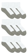 Jefferies Socks Boys Girls Seamless Sport Athletic School Quarter Socks 9 Pair - £14.93 GBP