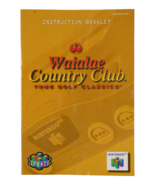 Waialae Country Club True Golf Nintendo 64 N64 Instruction Manual Bookle... - $2.73