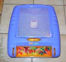 Vintage 2003 Purple Hasbro Lite Brite Flat Screen Tested Works with Pegs - $14.80