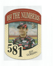 JEFF GORDON 2010 PRESS PASS DIE CUT BY THE NUMBERS WALMART INSERT #BNW4 - £2.36 GBP