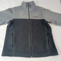 Columbia XM1247 Men’s Mount Grant Medium Full Zip Black/Gray Fleece Jacket Sz L image 8