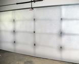 2 Car White 18x7 Reflective Garage Door Insulation Kit 18&#39;Wx7&#39;H (R Value 7) - £98.36 GBP