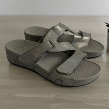 Vionic KYLA/TVW5230 Sandal Wedge Women&#39;s Comfort Size 9 Gray Norm Core - $34.93