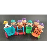 7 McDonalds Happy Meal Peanuts Toys c.1989 - 1 Snoopy, 4 Charlie Brown &amp;... - $9.00