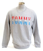 Tommy Hilfiger Tommy Jeans Gray Long Sleeve Crew Sweatshirt Men&#39;s NWT - £79.00 GBP