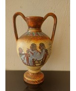 Multicoloured Greek Pottery Amphora Vase 33cm - $104.65 CAD