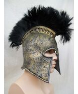 Adult Latex Achilles Helmet Costume Hat Trooper Soldier Galea Medieval W... - $541.94 MXN
