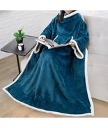 Pavilia Premium Sherpa Fleece Blanket For Women, Men, And Adults, Wearable - £36.62 GBP