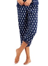 allbrand365 designer Womens Printed Capri Pants,1-Piece,Mini Floral,Large - £35.24 GBP