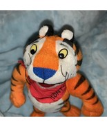 Vintage Tony the Tiger Plush 10&quot; Sasco Kelloggs 90s Stuffed Animal Doll Toy - $12.12 CAD