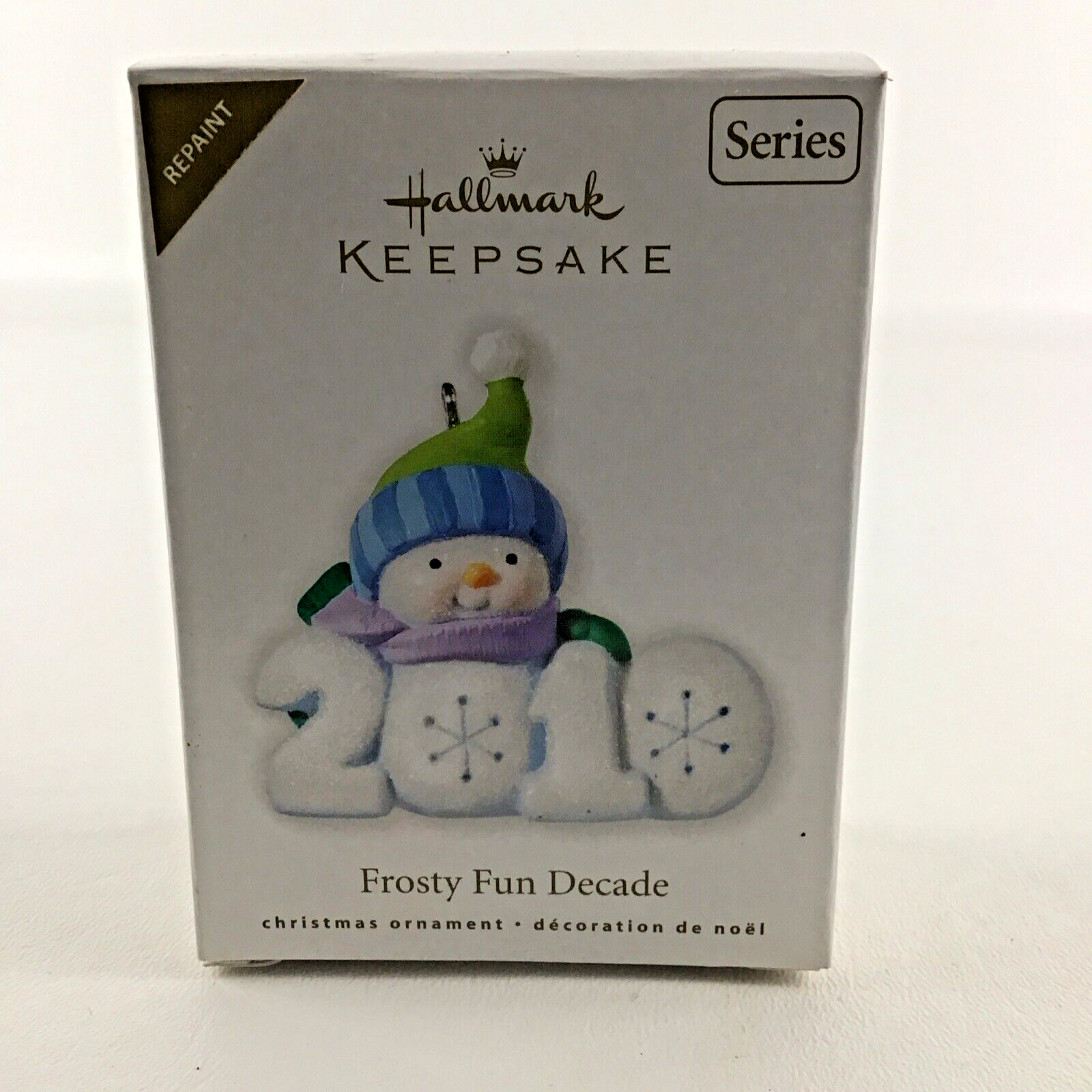 Hallmark Keepsake Christmas Tree Ornament #1 Frosty Fun Decade 2010 Snowman New - $24.70