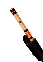 Bamboo Flutes Bansuri C Natural Right Handed Middle (19 inch) With Free Carry B - £27.68 GBP