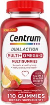 Centrum MultiGummies Multi+ Omega 3 Dual Action, Adult Multivitamin, Multivitami - £30.36 GBP