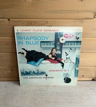 Levant Plays Gershwin Rhapsody In Blue Vinyl Columbia Record LP 33 RPM 12&quot; - $369.57 MXN