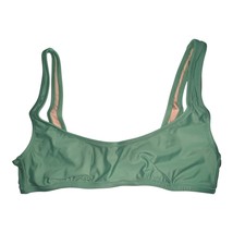 J. Crew Size Medium Heritage scoopneck bikini top NWT Rustic Willow Gree... - $19.34