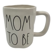 Rae Dunn &quot;MOM TO BE&quot; Oversized Mug By Magenta White With Black Lettering 16oz - £15.78 GBP