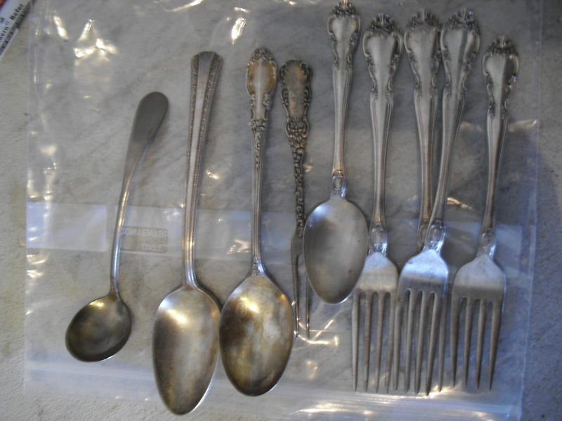 Primary image for Lot of 9 Vintage Gorham Silverplate Flatware LOOK