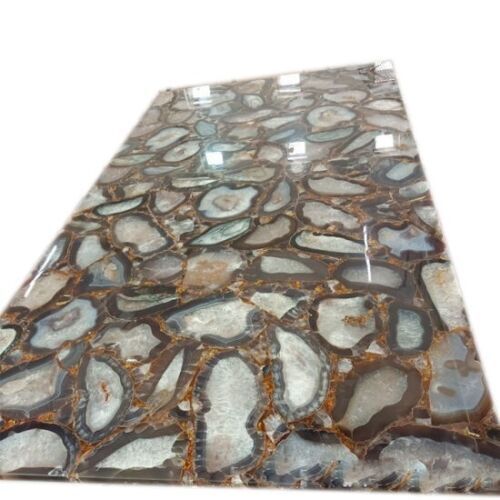 Wild Agate Stone Dining &amp; Coffee Table Top for Home And Office Decor Fur... - $224.94+