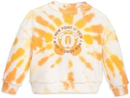 Mickey Mouse DISNEY New Point of View Tye Dye Sweatshirt Disney Store Size 9 NWT - £21.70 GBP