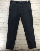 Gap Pants Mens Sz 34X34 Slim Navy Blue Flaw  - £12.42 GBP