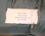 USAF US Air Force pilot&#39;s helmet bag dated 1966; separated stitching on tag - $50.00