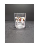 Jim Beam Bourbon Poker Cards Glass, 4.5&quot; Whiskey Glass Kentucky Straight... - $16.29 CAD