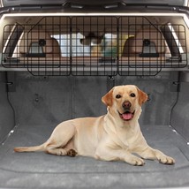 Adjustable Dog Car Barrier For Vehicle Pet Fence Divider Restraint Suv C... - £51.88 GBP