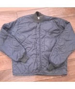 USAF Air Force Flyers CWU-9/P Quilted Jacket Liner Medium Green Vintage ... - $1,121.40 MXN