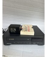 Samsung VHS Player VP2504 Tested &amp; Working Ac Adapter Has A Crack In The... - $1,119.57 MXN