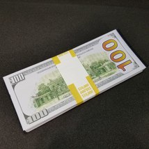 10K Full Print Realistic Prop Money New 10,000 Dollar Bills Cash Fake Movie REAL - £10.17 GBP