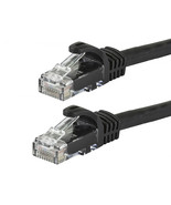 Monoprice 11327 CAT5E 24AWG UTP PATCH CABLE_ 3FT BLACK - $22.50