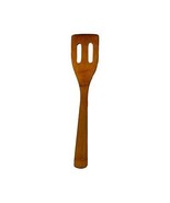 Frying Wooden Slotted Spatula Flat Wok Cooking Kitchen Utensil - £9.42 GBP