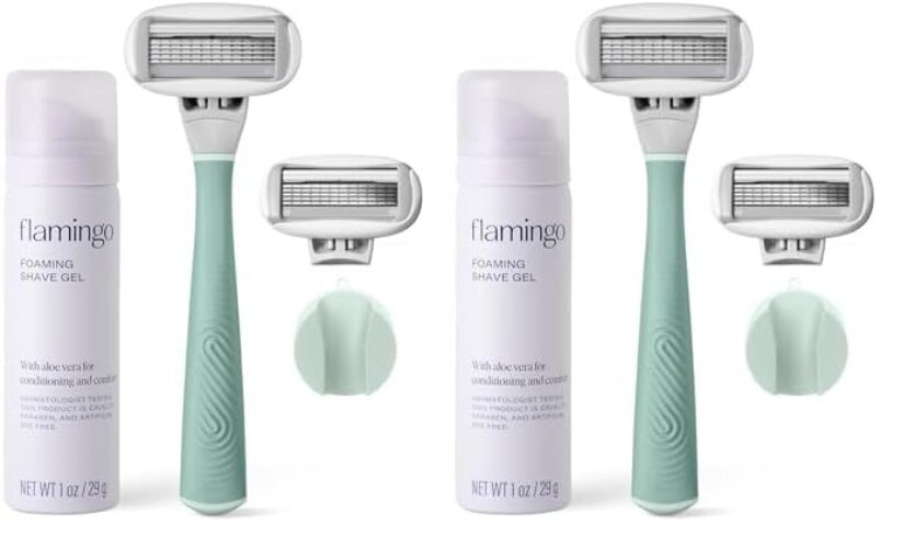 Luxury Women’s Shaving Set: 5-Blade Razor with Foaming Gel & Shower Holder Item image 3