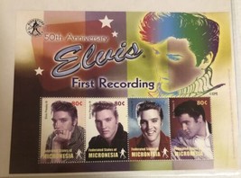 Elvis Presley Collectible Stamps 50th Anniversary Of His First Recording - $6.92