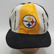 Vintage Pittsburgh Steelers Maille Casquette Camionneur Agriculteur Chap... - £25.98 GBP