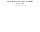 Solution Manual for Fundamental Statistics for the Behavioral Sciences 9... - $17.99
