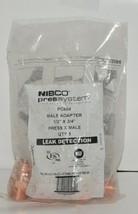 Nibco 9030750PC PC604 Wrot Copper Male Adapter 1/2 Inch by 3/4 Inches - £20.83 GBP