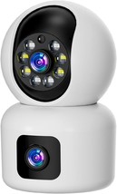 Hawkray 360 Dual Lens Smart Security Camera 2K HD Camera 2.4GHz with WiF... - £28.84 GBP